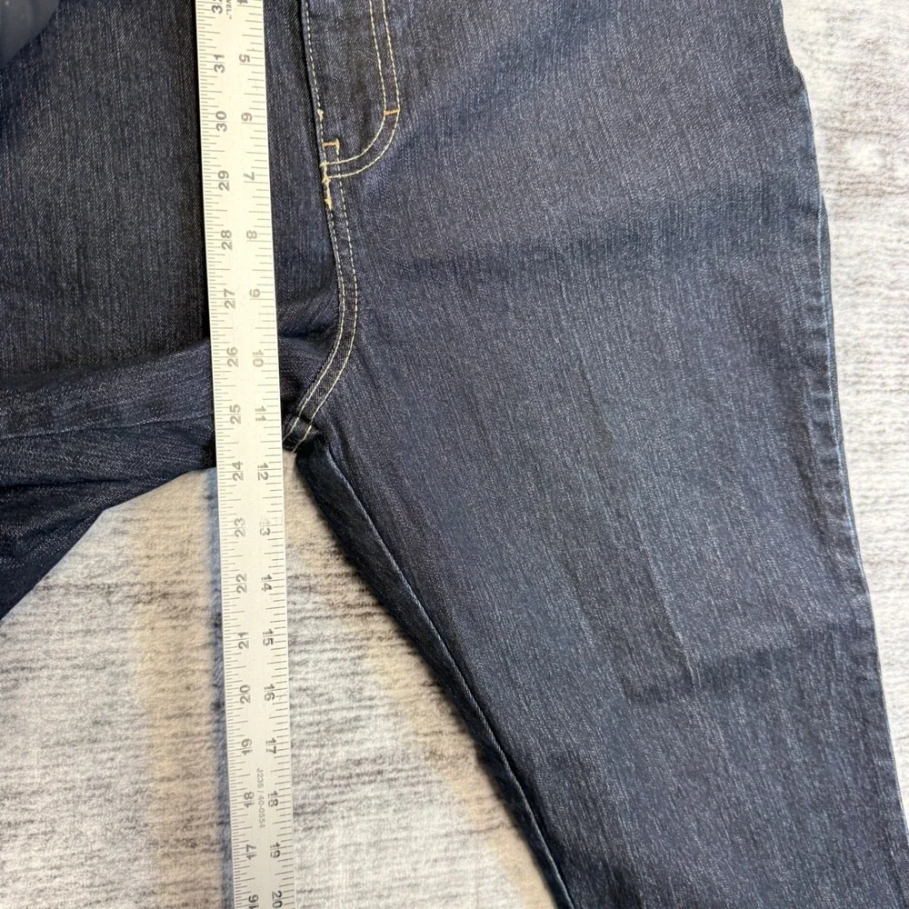 Gloria Vanderbilt Amanda High Rise Tapered Jeans Womens 12 Short‎ Dark Wash